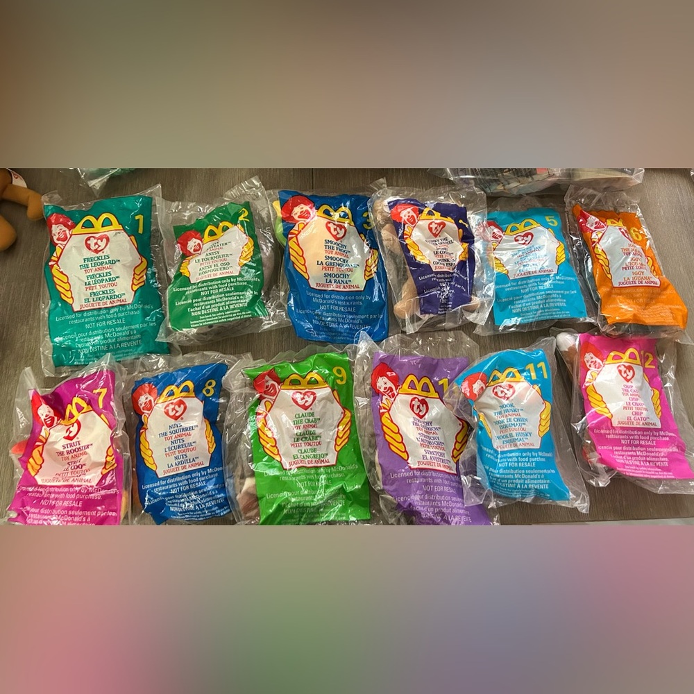 McDonald's TY Beanie Babies Set 1999